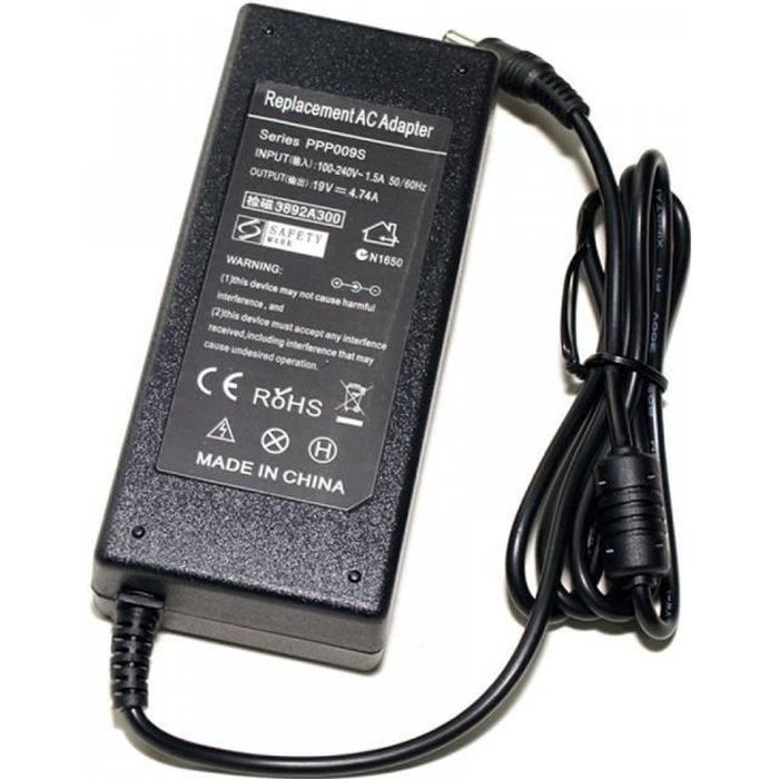 65W Pour HP G61-110SA Portable Chargeur Adaptateur Secteur 18V 3.5A