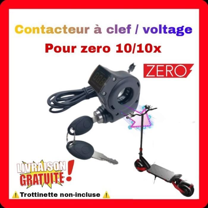 Throttle Hominas Pour E-Bike Et Trotinette - Voltmètre Numérique Et Contacteur à Clé | 12-99V