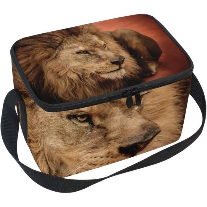 Sac Déjeuner Isotherme Allydrew En Néoprène - Motif Tropiques - Imperméable Et Lavable