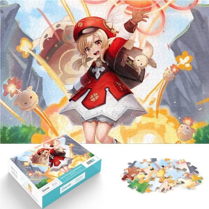 Jigsaw 1000 Pièces Genshin Impact Klee Puzzle Adultes Enfants Jigsaw