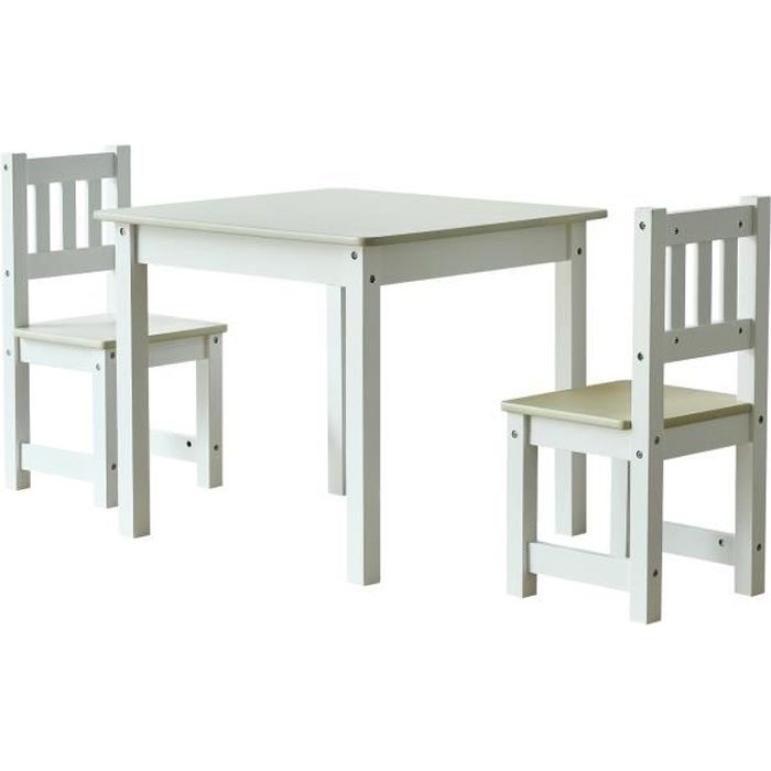 Ensemble table et 2 chaises pour enfants - Joey JCB