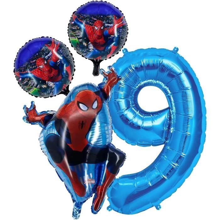 Ballons Géants Spider-Man En Aluminium – Lot 6 Pièces, 55x63cm, Pour Décoration Anniversaire Thème Super-Héros - 3