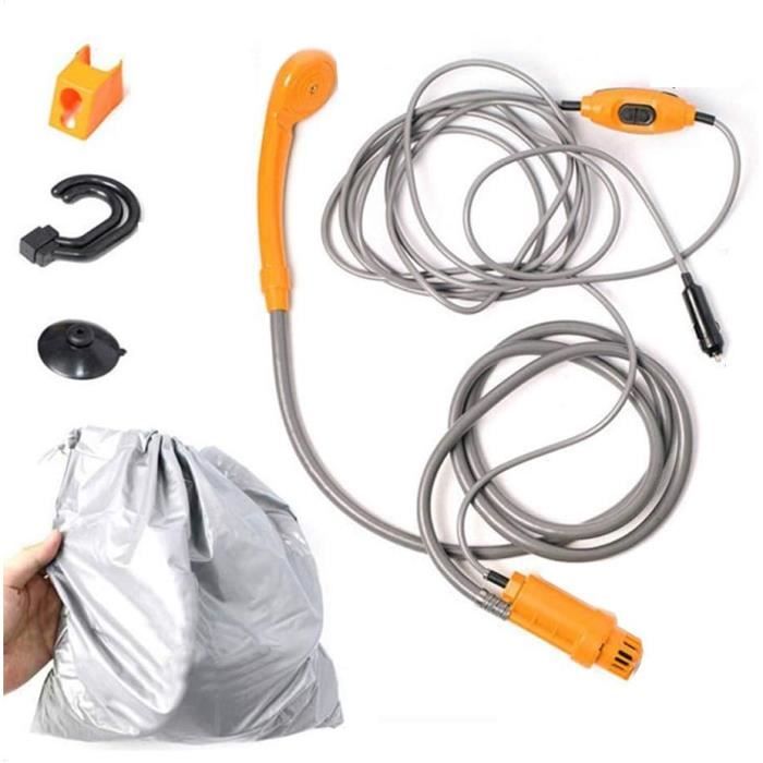 Tête De Douche Pluie Cascade - Chrome Plastique - 25 Cm Rond - Pour Cabine De Douche - Installation Murale Fixe