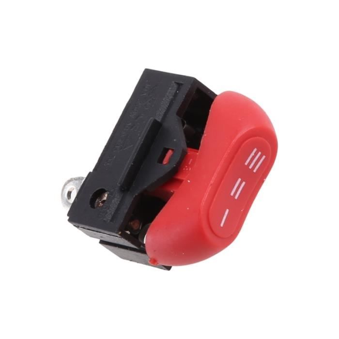 Interrupteur à Bascule SPDT 3 Positions - 250V 10A - Pour Sèche-cheveux, Ventilateur, Tapis De Course, Voiture - Coque ABS Ignifuge