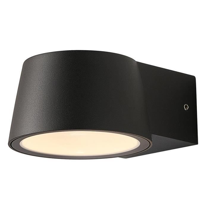 DLite Applique Murale Lira Noir 7W 600lm 830 Blanc Chaud IP54