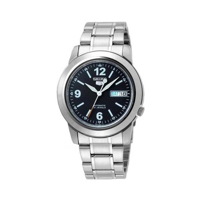 SEIKO Montre automatique homme SNKE61K1 silver/blue - Private Sport Shop