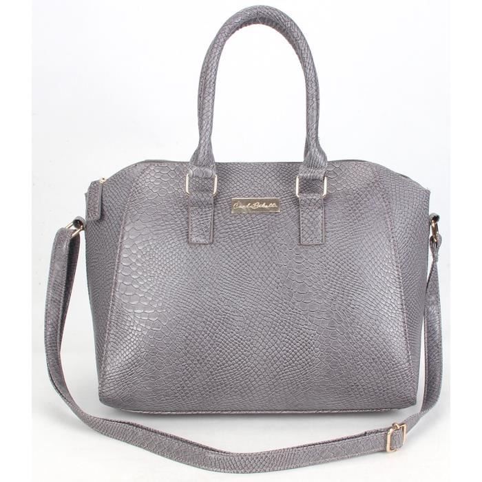Sac à Main Femme - Gris Doux - Tissu Oxford étanche - NEUF Sans étiquette - Allemagne