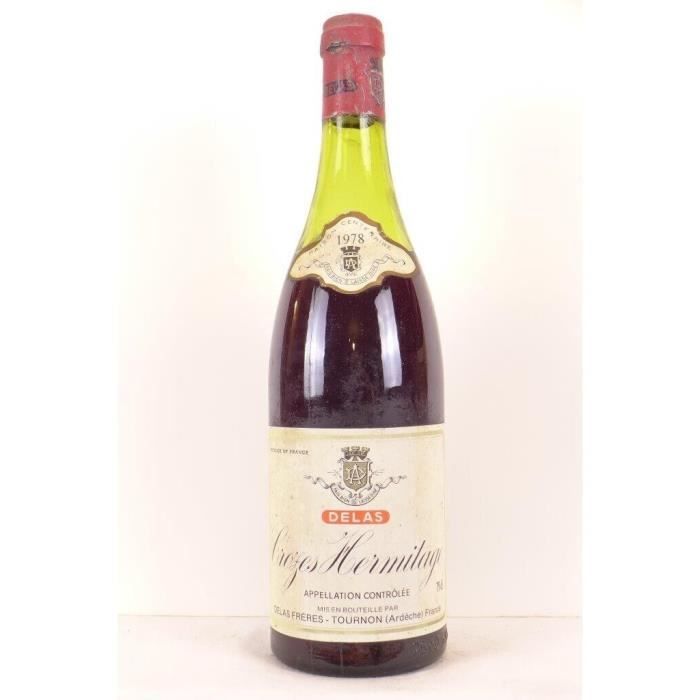 Crozes-hermitage delas rouge 1978 - rhône - La cave Cdiscount