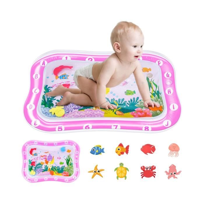 Tapis D'Eau Gonflable Pour Bébé - Jouet Sensoriel 3-12 Mois, Tapis De Jeu Éducatif Imperméable
