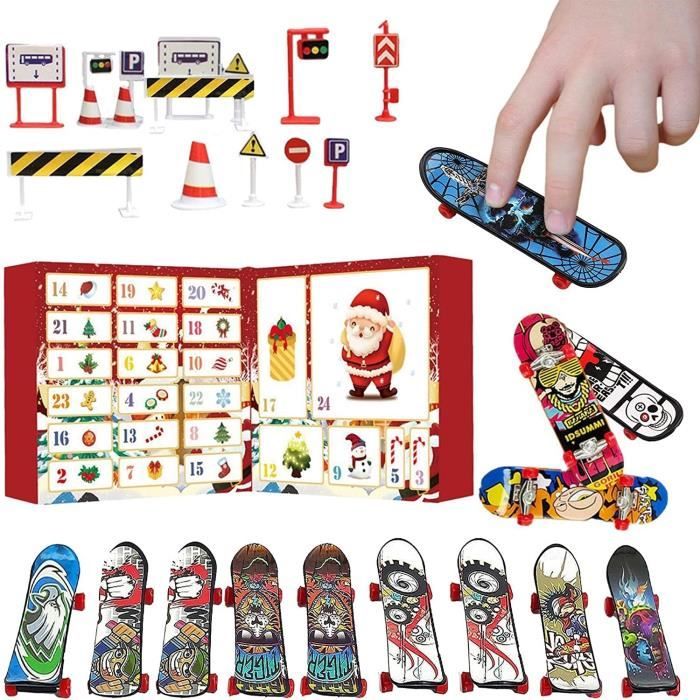 6 pièces Finger Skateboards pour enfants - Cool Finger Boards - Fingerboard  For Party - Jouet Mini jeux de skateboard pour garçons, filles - Skateboard  Party Favor