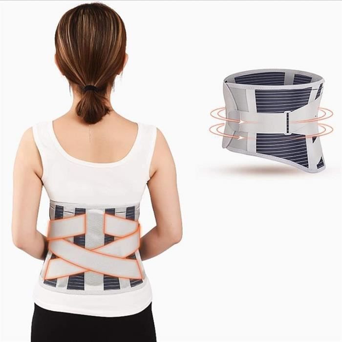 Ceinture Lombaire Moto BLACKWILD - Stabilisation, Soutien Du Dos, Chauffe-Reins - Homme/Femme - Rouge Taille S