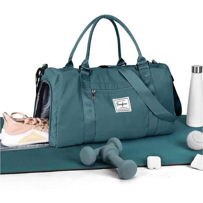 Petit sac de sport pour homme et femme - Étanche - Pliable - 10 l - Mini sac  de sport avec poche intérieure - Léger - Couleur bonbon, bleu : :  Mode