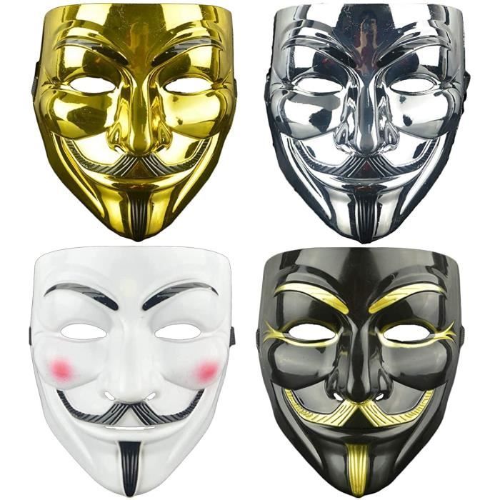 Masque De Déguisement Halloween Noir - Masque Mascarade, Cosplay Héroïque, Pour Fête Et Carnaval