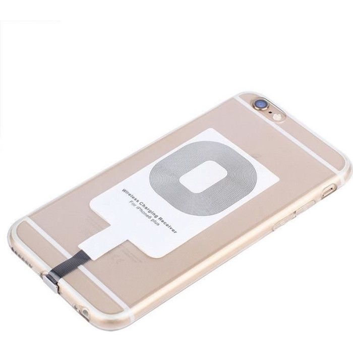 Récepteur De Charge Sans Fil Qi Ultra Fin - Compatible IPhone 6, 6 Plus, 6s - Neuf Sous Blister