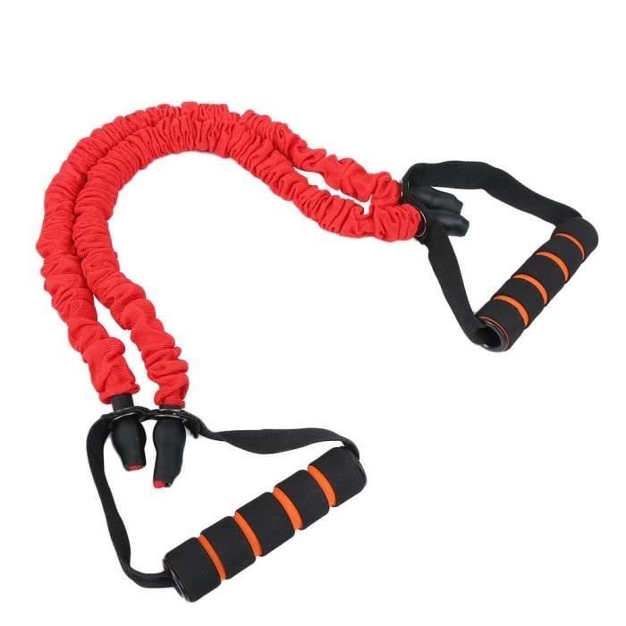 Bande de résistance,corde de traction,bande de résistance de tension,corde  de traction de forme physique(rouge 40LB)-GOL - Cdiscount Sport