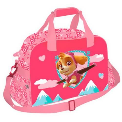 Sac De Sport Fille TOPModel My BFF - Rose Et Gris à Paillettes - Forme Ajustable - Environ 30x28x15 Cm