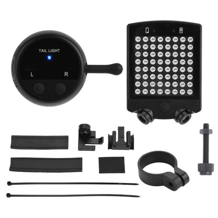 Feu Arrière LED Pour Vélo Lampe d'avertissement Arrière Clignotants de vélo LED