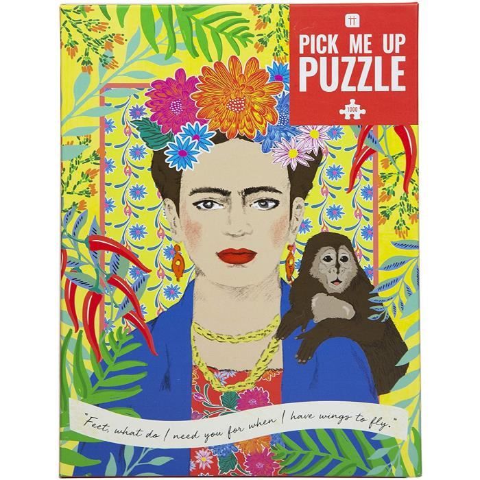 Frida Kahlo De 1000 Piegraveces Avec Affiche Et Feuille De Quiz Assortis Citation De Portrait De Femmes Inspirantes Concep 5 Cdiscount Jeux Jouets
