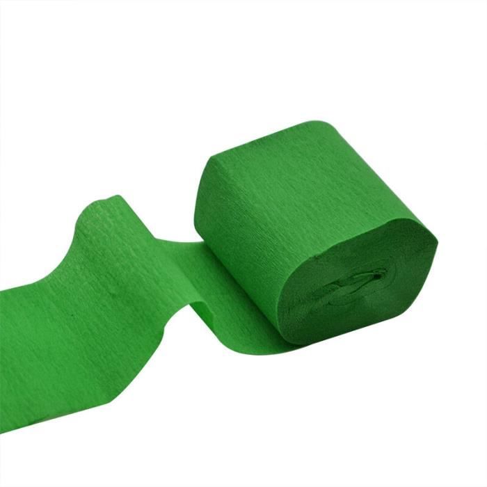 10 Rouleaux De Papier Crépon Halloween – 250 Mètres De Banderoles Pour Décorer Fête, Porte, Mur, Arbre – 5 Couleurs Vives