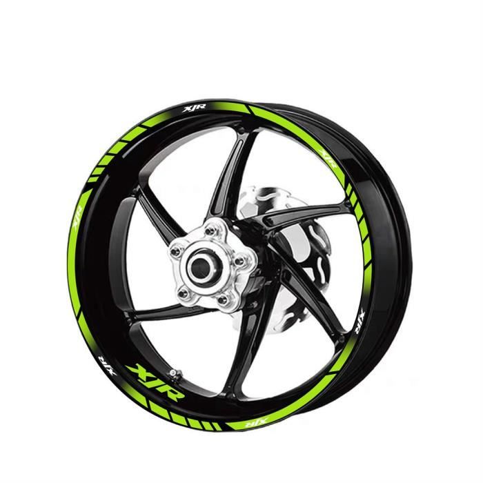 Autocollants Réfléchissants Pour Jantes - Set 16 Bandes - Pour Jantes 16 à 19" - Voiture, Moto, Vélo - 6 Couleurs Au Choix