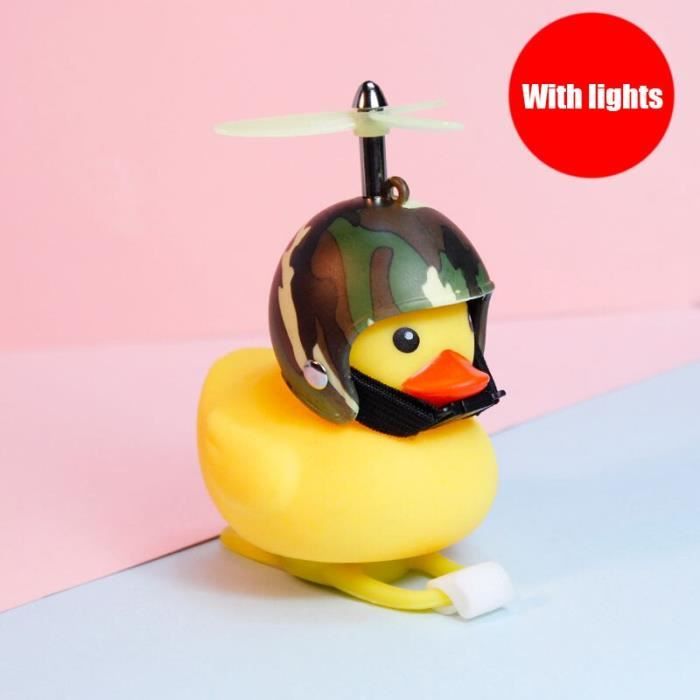 Canard Décoratif Pour Tableau De Bord De Voiture - Gadget Rigolo Avec Hélice Tournante, En Silicone, Pour Vélo, Moto, Camping-car