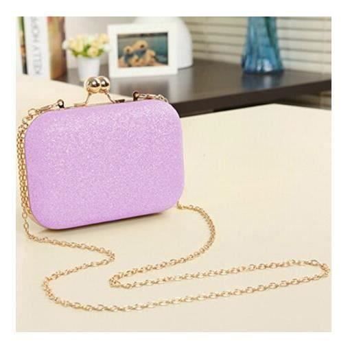 Sac De Soirée Brillant Incrusté De Strass à Piognet Style Bague