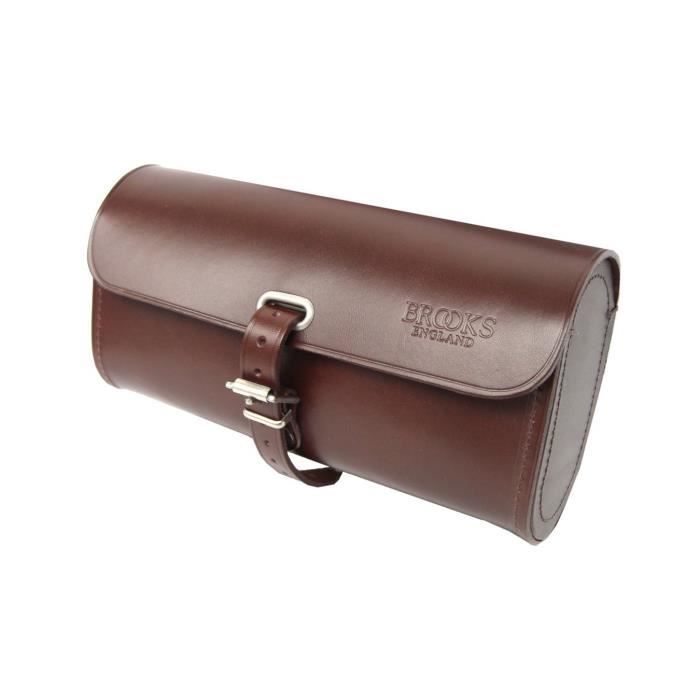 Sacoche selle Brooks Challenge Large Marron 100 cuir Poche