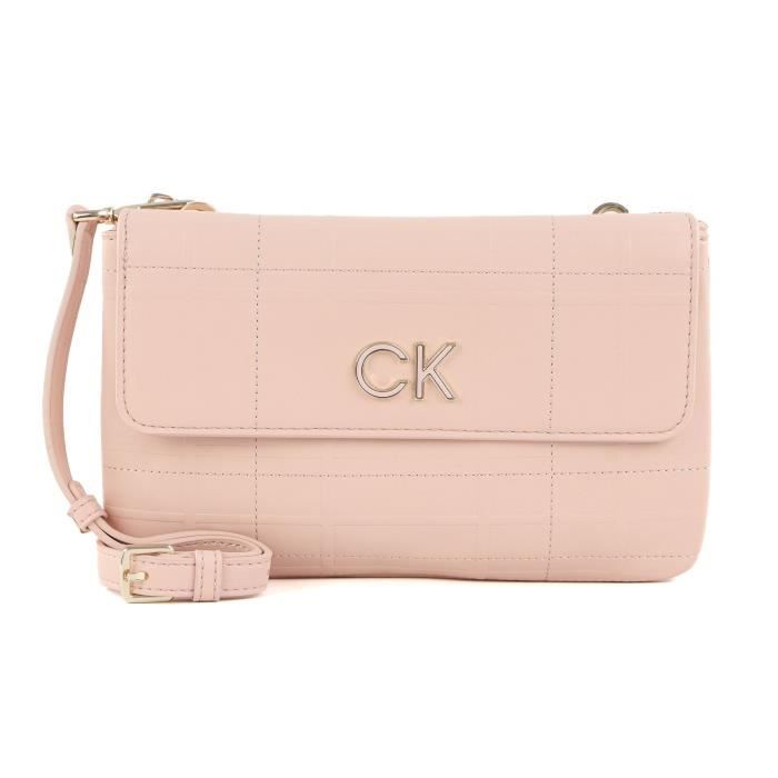 Calvin Klein Re-Lock Xbody with Flap Quilt Spring Rose [176904] - sac à épaule bandoulière sacoche