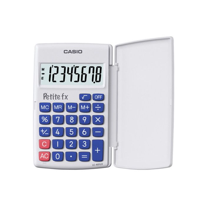 Calculatrice Casio Petite FX LC-401LV 4 fonctions