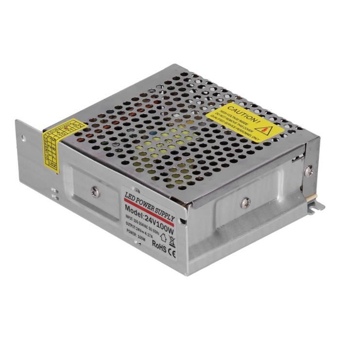Alimentation à Découpage 15W 12V 1,25A - Boîtier Alliage Aluminium, Dissipation Thermique - Pour Bande LED, Automatisation - 4