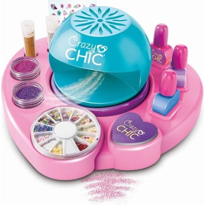 Kit Manucure Clementoni 18599 – Atelier Nail Art avec Séchoir Électrique