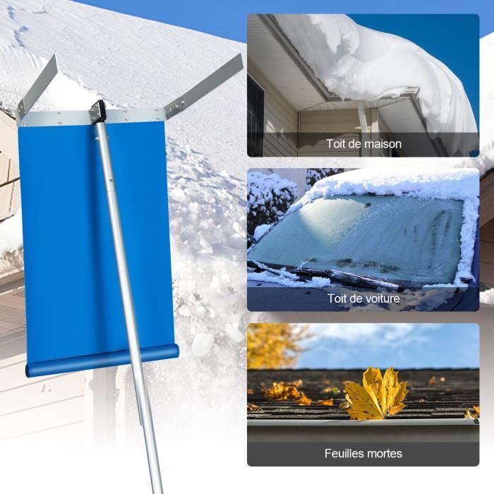 Pelle Télescopique Fiskars Xact - Lame Acier Bore, Manche 121-140cm, Pour Matériaux/Neige