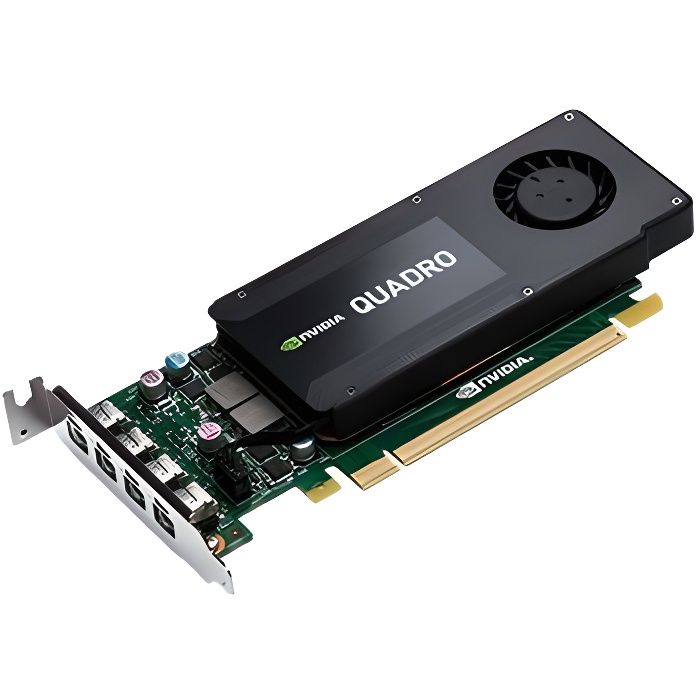 DELL Nvidia Quadro K1200 Quadro K1200 4 Go GDDR5 128 bit 3840 x 2160 pixels PCI Express x16 2.0 - Dell