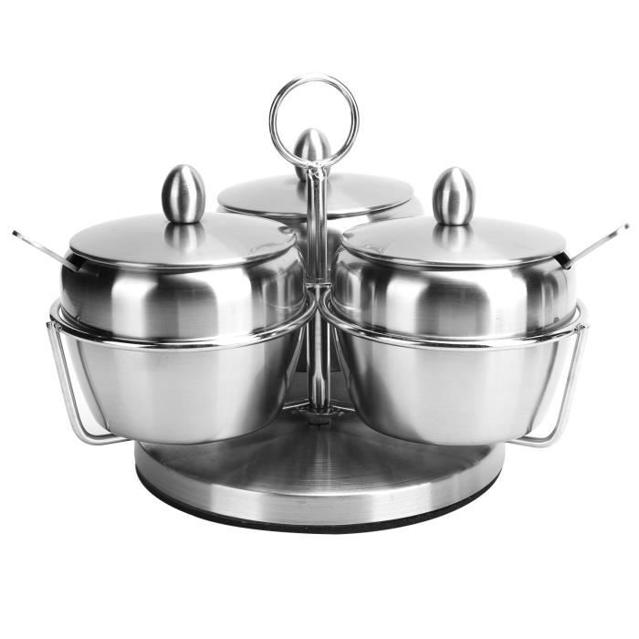 Chihee Bidon de Graisse en Acier Inoxydable de 1,2 L avec Filtre à Mailles Fines pour Le Stockage de l'huile de friture et de la Graisse de Cuisson