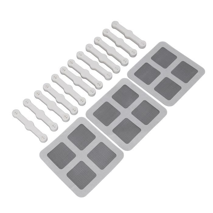 Moustiquaire Fenetre Magnetique 12 Pièces Clips Magnétiques Pour Fenêtre, Clips De Fixation Magnétiques Attache Moustiquaire Fenetre