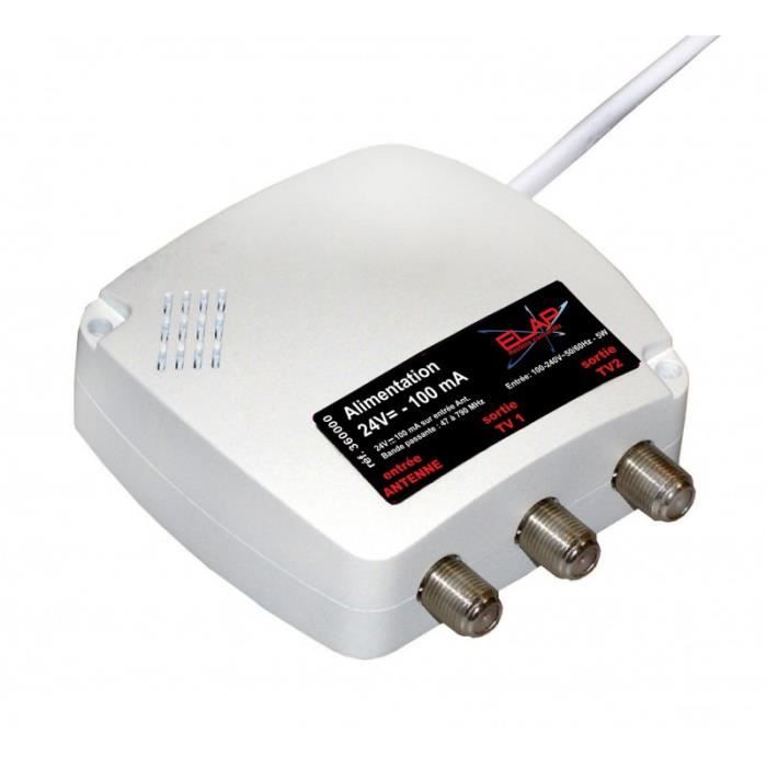 Johansson Kit Préamplificateur D'Antenne TV Pour TNT Et TNT HD Avec