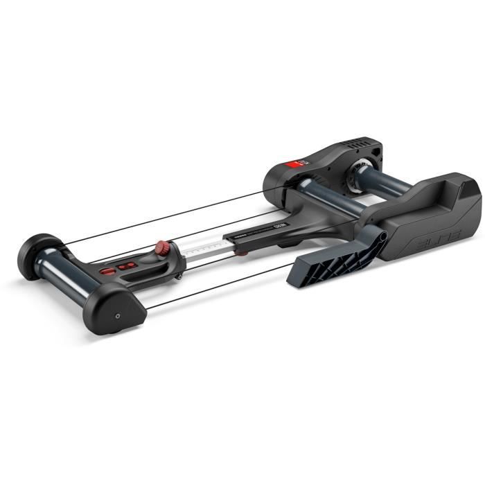 Home trainer Elite Nero - Rouleaux amovibles - Noir