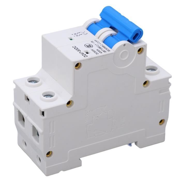 Heschen Disjoncteur Solaire DC 2P 32A 500V - Protection PV Photovoltaïque Rail DIN - Type C