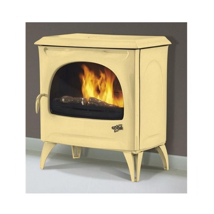 Godin Poêle à bois fonte 105kw beige - 388113SAHARA
