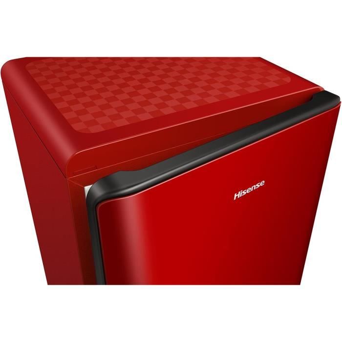 Hisense RR106D4CRF frigo combine Autoportante 82 L F Rouge expédié par Digital Bay