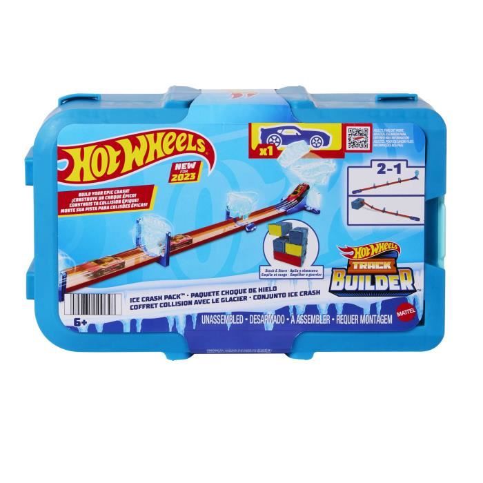 HOT WHEELS TRACK BUILDER ICE CRASH PACK (HKX40)