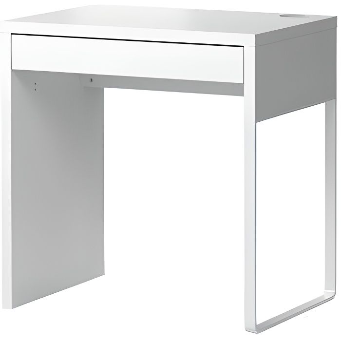 ikea - 302-130-76 - bureau micke - blanc - 73 cm x 50 cm