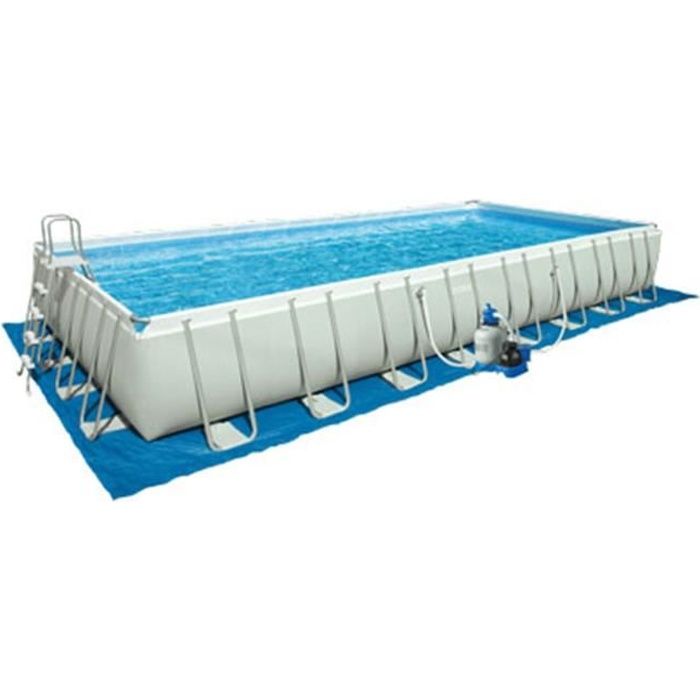 Tapis de sol pour piscine rectangulaire Intex