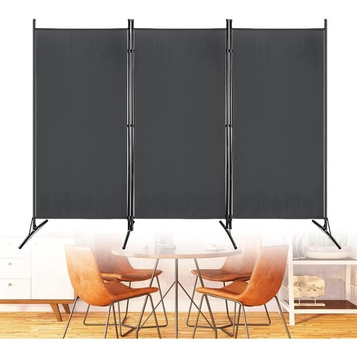 Lot De 12 Séparateurs De Pièce Suspendus Creux Noir – Paravent Mural Décoratif Moderne