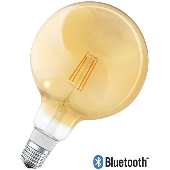 LEDVANCE Ampoule Smart+ Bluetooth GLOBE FIL OR 60W E27 PUISSANCE VARIABLE