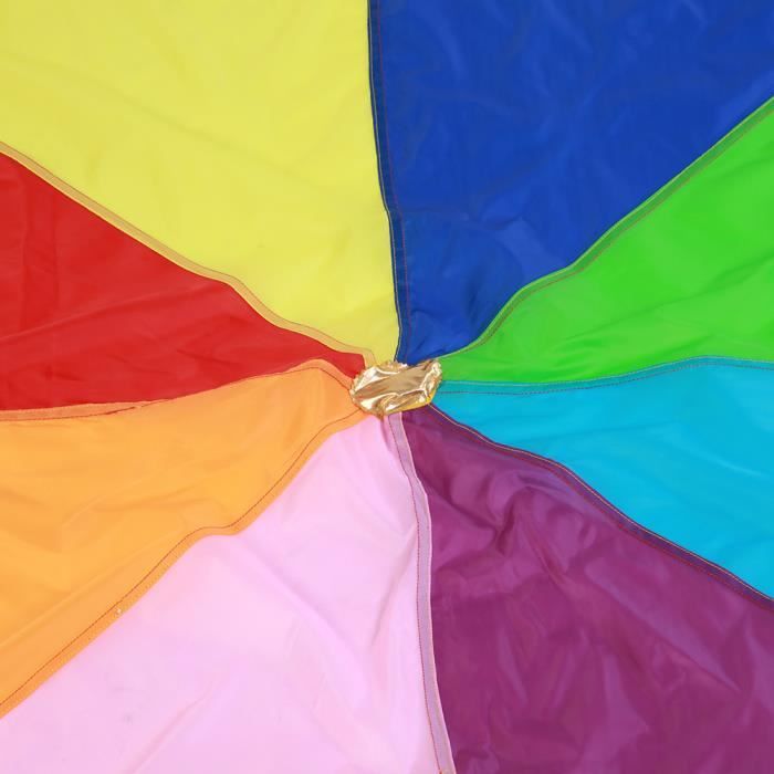 Parachute arc-en-ciel pour enfants, entraînement c... - Grandado
