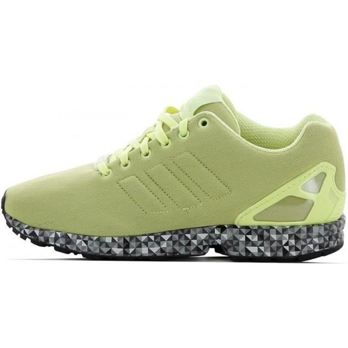 Basket adidas Originals ZX Flux - Ref. AF6305 Jaune - Achat 