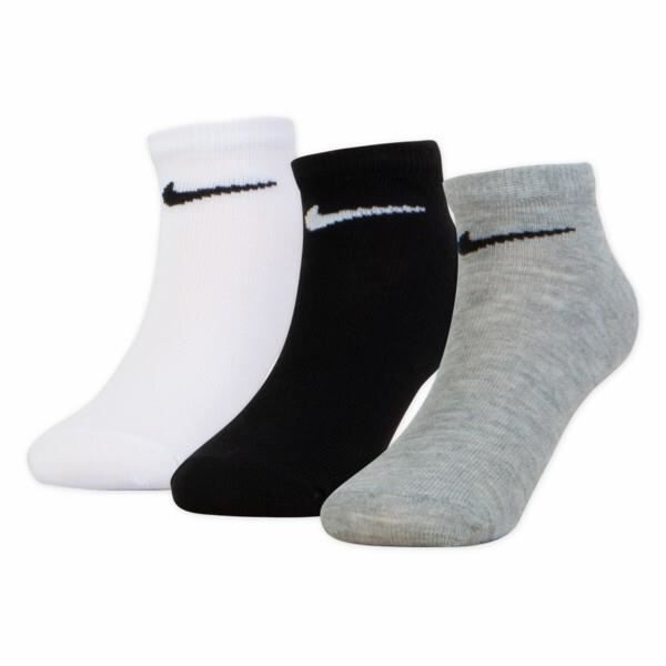 Lot de 3 mi chaussettes enfant Nike Basic - white/dark gray heather - 27/35  White/dark gray heather - Cdiscount Prêt-à-Porter