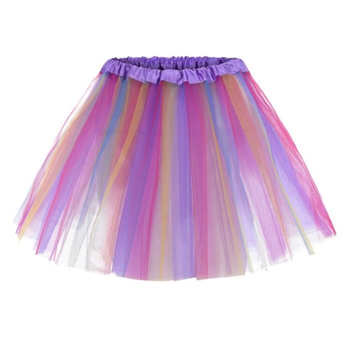 Jupe tulle hotsell multicolore fille