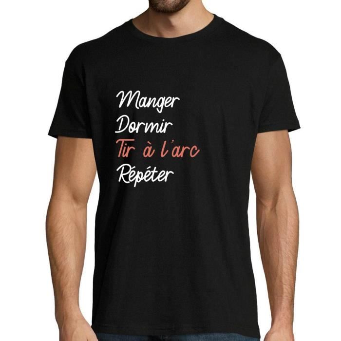 Tir a l arc T Shirt Sport Homme Humour Drole et Sympa pour Tous Les Sportifs Passionnes